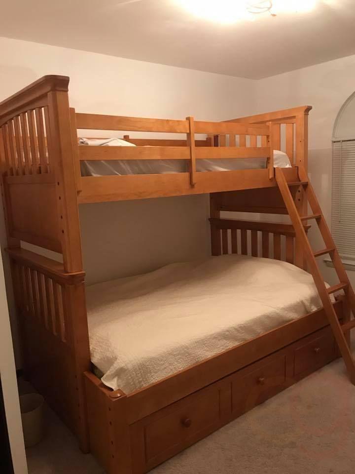 maple bunk beds