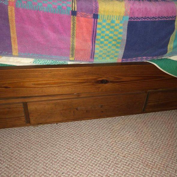 Twin Bed Frame This End Up W Bunk Drawer Unit In Furniture