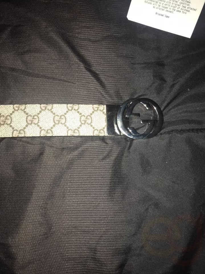 gucci supreme belt reversible