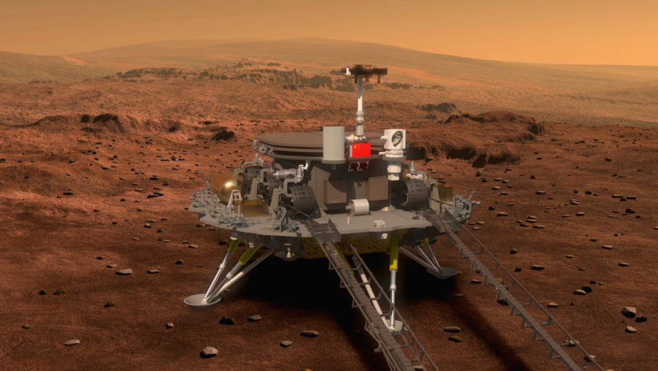 Two thick layers with an impressive structure can be seen in the Radar data of the Chinese Rovers Zhurong.
They originated from water on Earth, but they now reside on Mars.