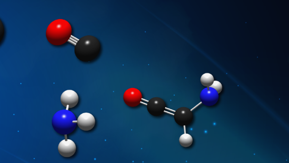 A new type of reaction creates chains of amino acids in the interstellar room.
Such peptides, building blocks of life, could have been plentiful in the early solar system.