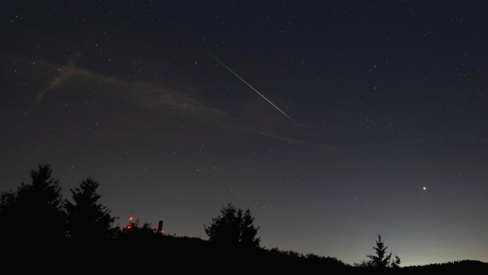 The night of August 12–13 sees a new peak in the Perseid meteor shower. However, the spectacle is noticeably spoiled by the bright moonlight. This month, the Kappa cygnids are more noticeable but much less numerous.