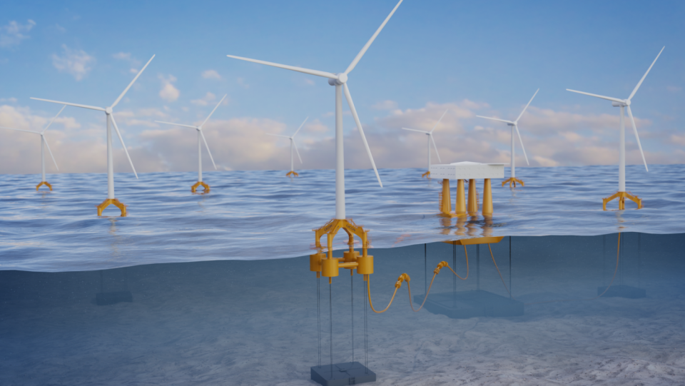 60 meters - the water must not be deeper to set up an offshore wind turbine. Now floating wind turbines are to open up previously inaccessible sea areas. But the technology is still in its infancy.