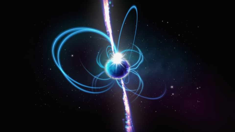 Unusual radio station: Is the 4000 light-years away object GLEAM-X J162759.5-523504.3 a neutron star that rotates slowly? In any case, it occasionally produces minutes-long radio wave emissions.